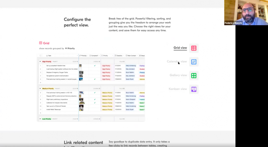 come organizzare il lavoro di team in smart working grazie al tool di airtable